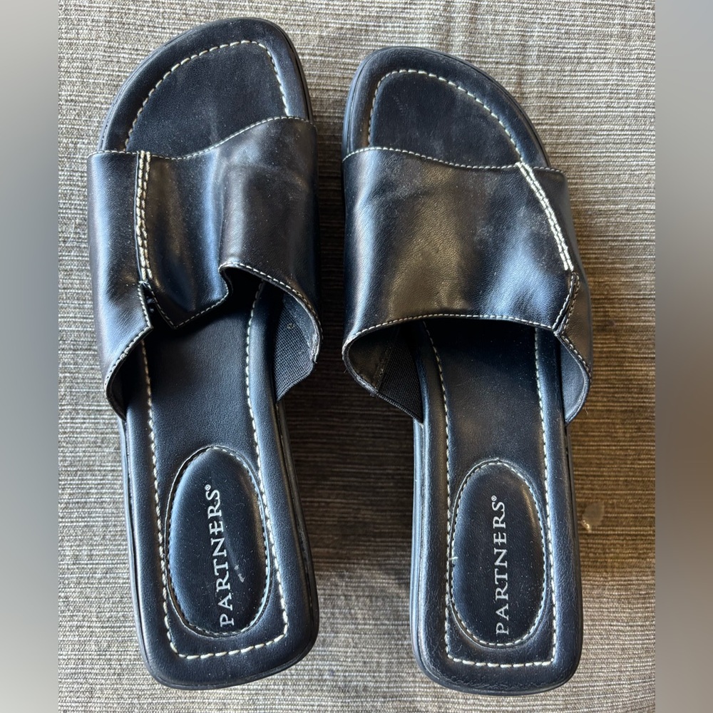 Women’s Black Slip-On Wedge
